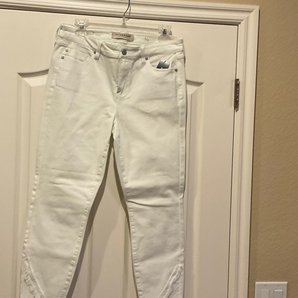 Liverpool Women's White Skinny Jeans